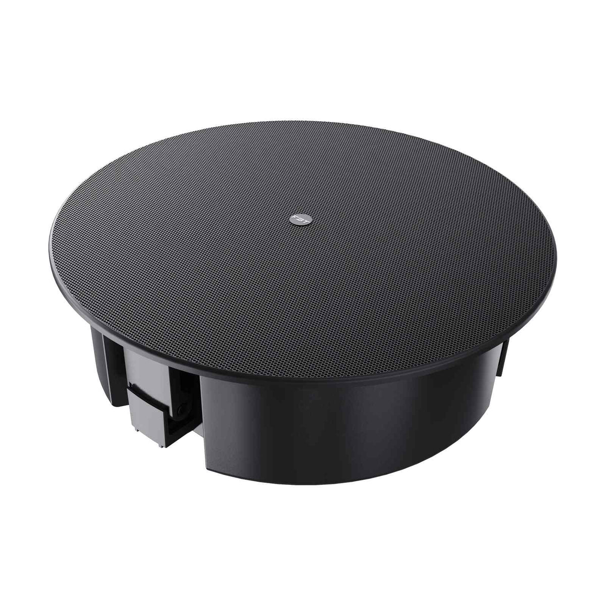 FBT ELYSION 4CT Passive Speaker, Black, angled view with grille
