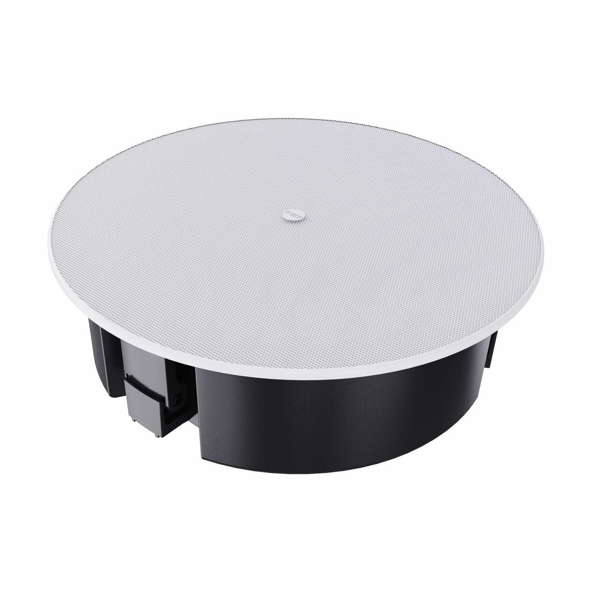 FBT ELYSION 4CT Passive Speaker, White, angled view with grille