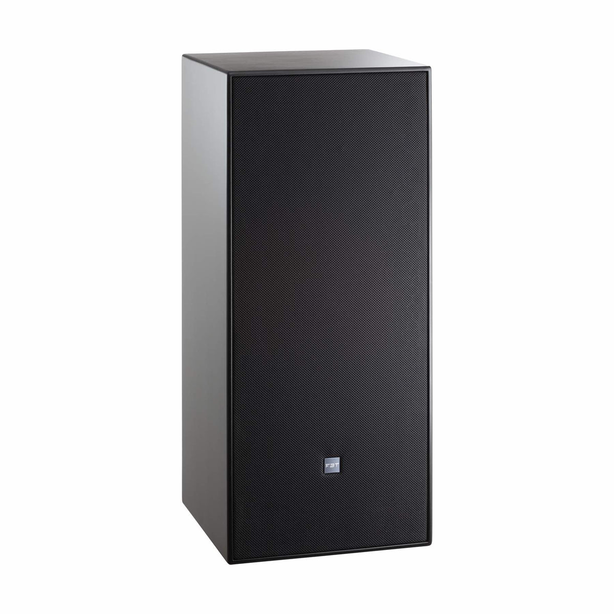 FBT KEIRON 12S Passive Subwoofer, Black, vertical orientation, angled view from above