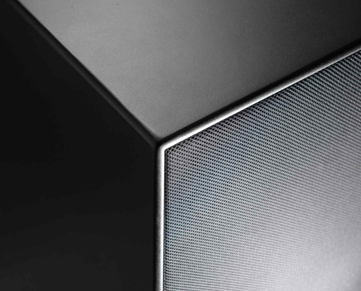FBT KEIRON 12S Passive Subwoofer, Black, cabinet finish and metal grille detail