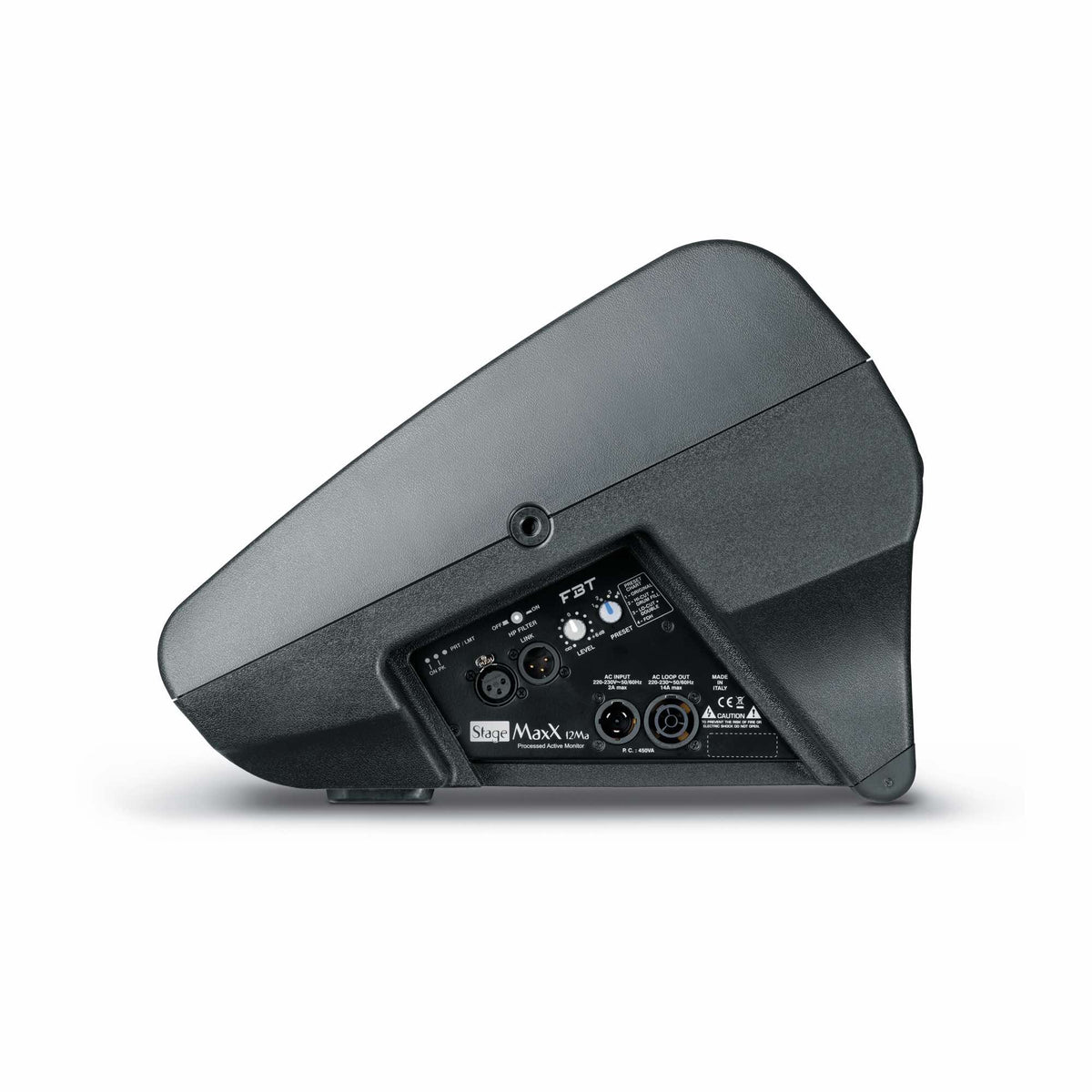 FBT STAGEMAXX 12MA active loudspeaker, rear control panel