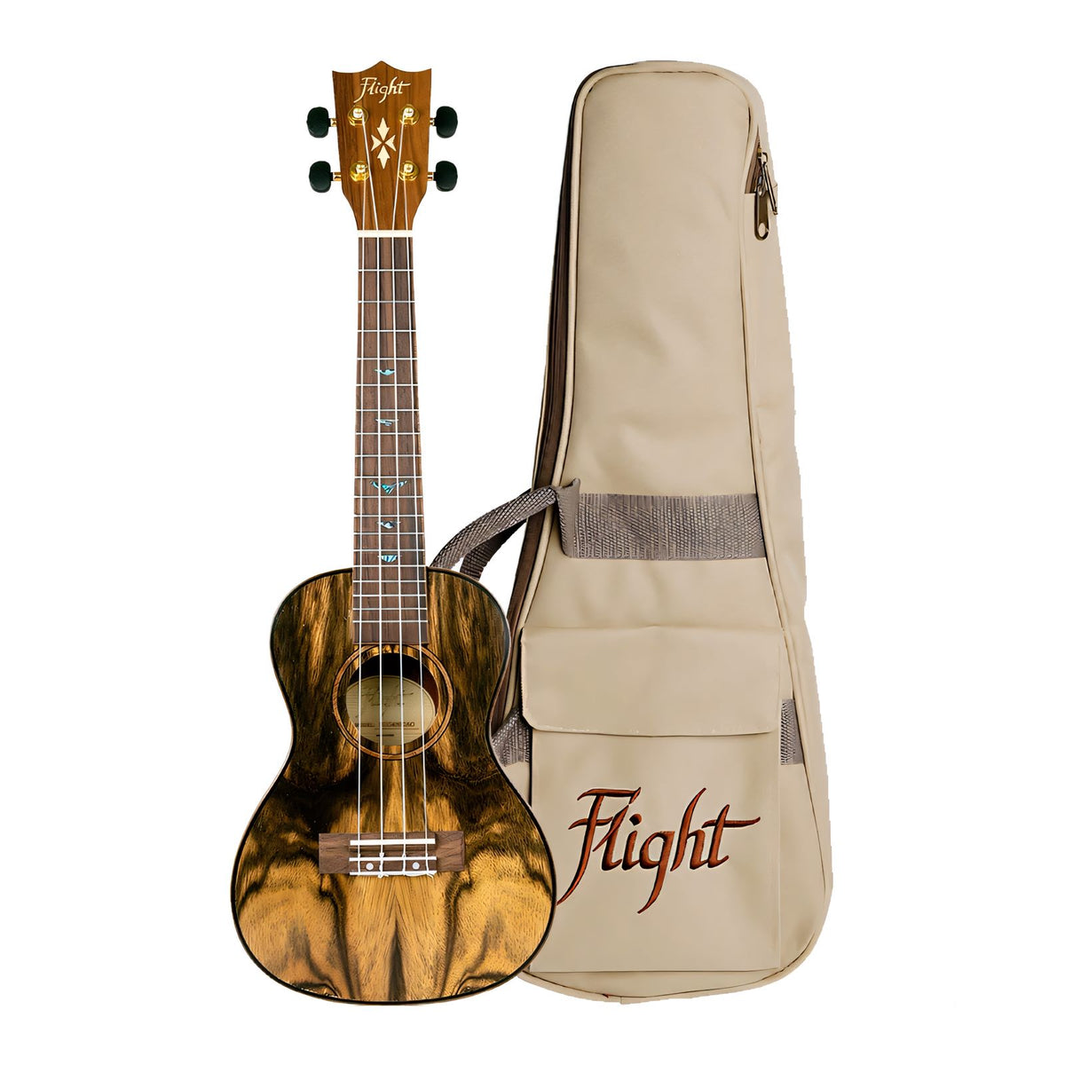Flight DUC430 DAO concert ukulele with gig bag