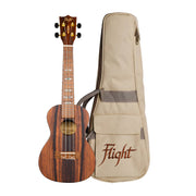 Flight DUC460 concert ukulele with gig bag