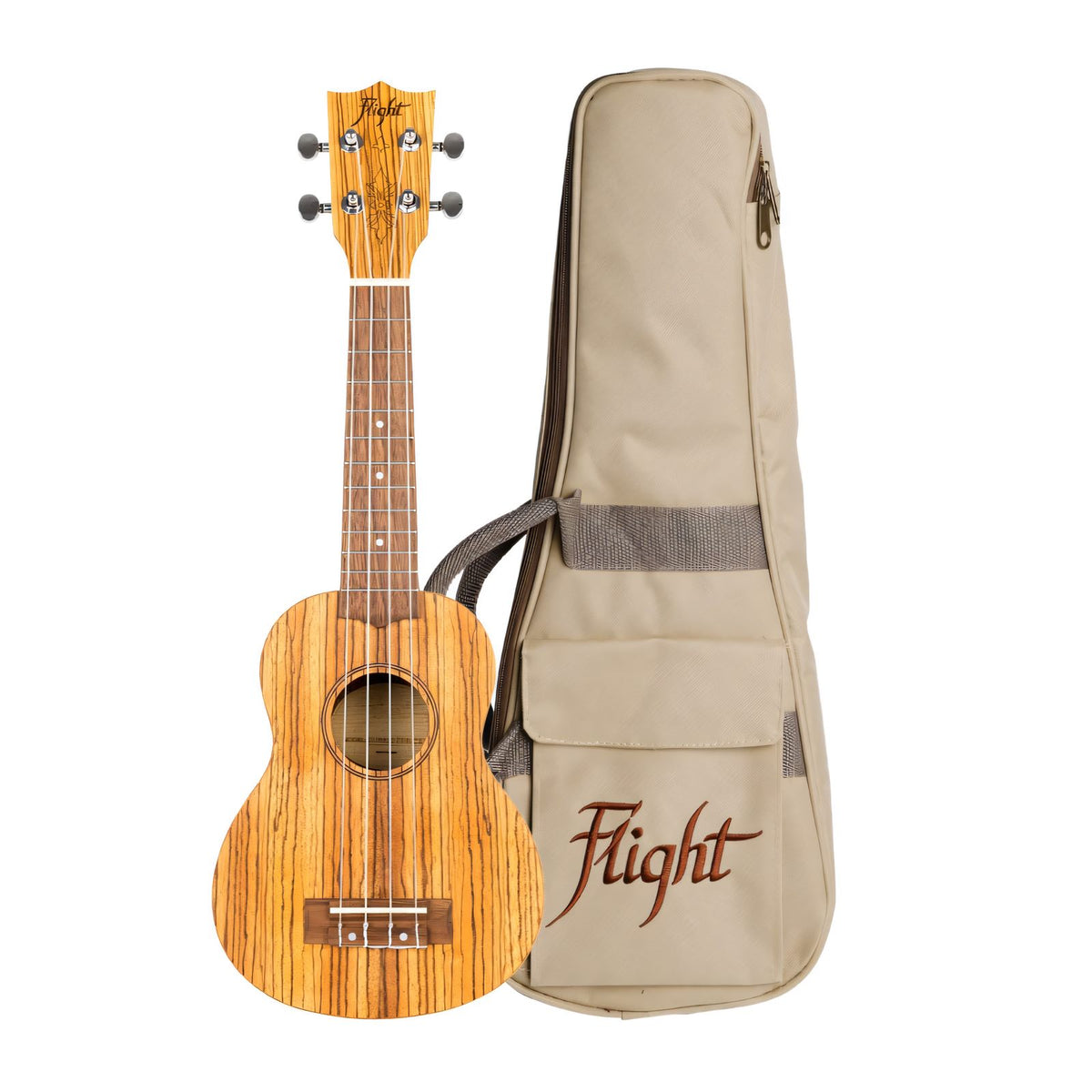 Flight DUS322 ZEB/ZEB soprano ukulele with gig bag