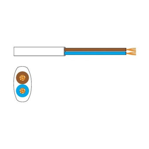 FONESTAR CI-14-BL Garso kolonėlių kabelis 2x 0,5 mm2, baltas