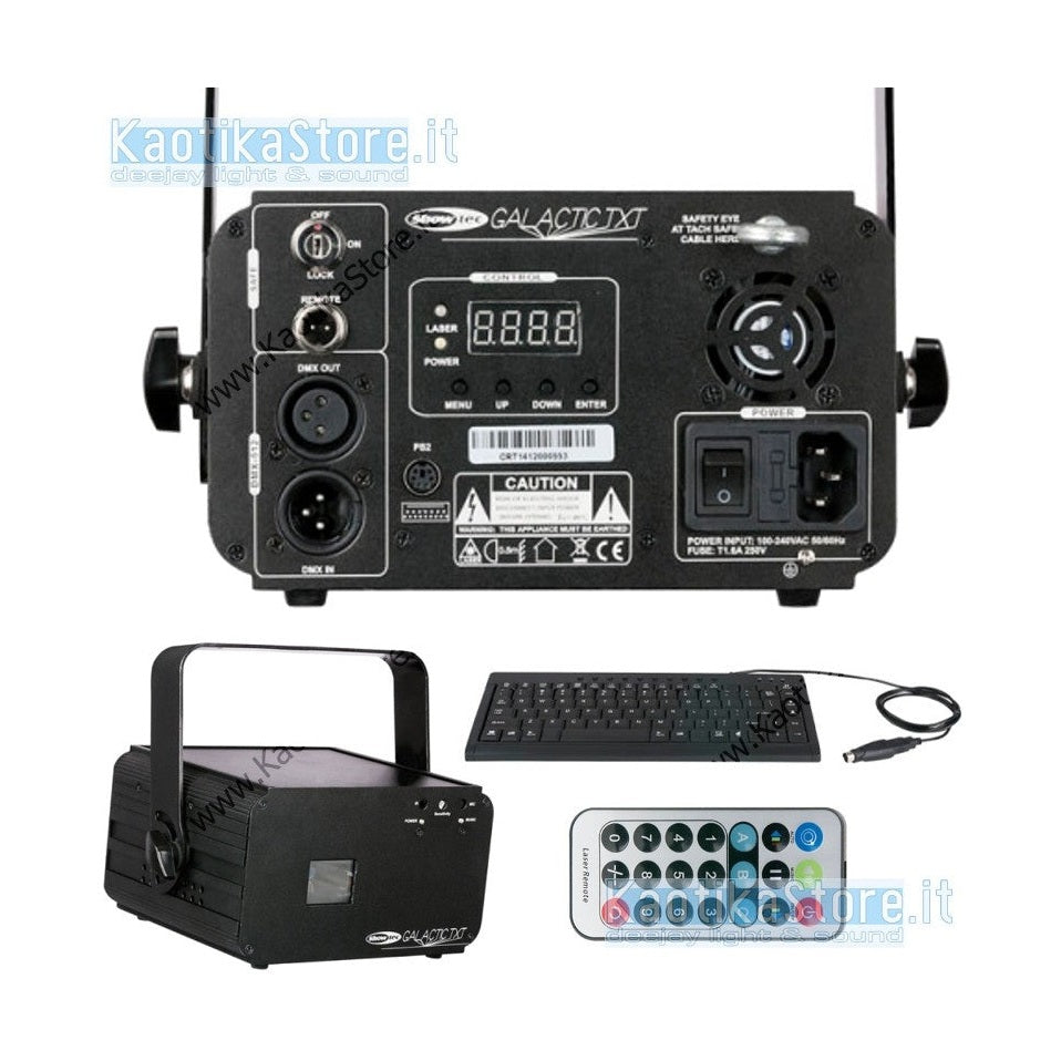 Showtec Galactic TXT lazeris