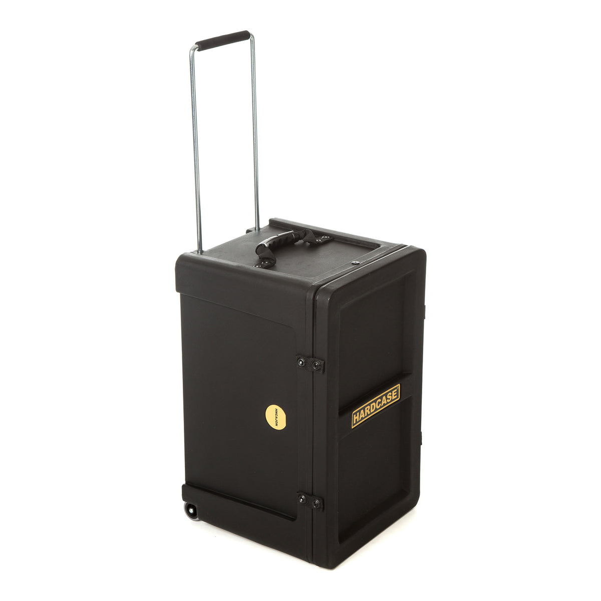 Hardcase HNCAJON juodas kachono dėklas su ratukais baltame fone