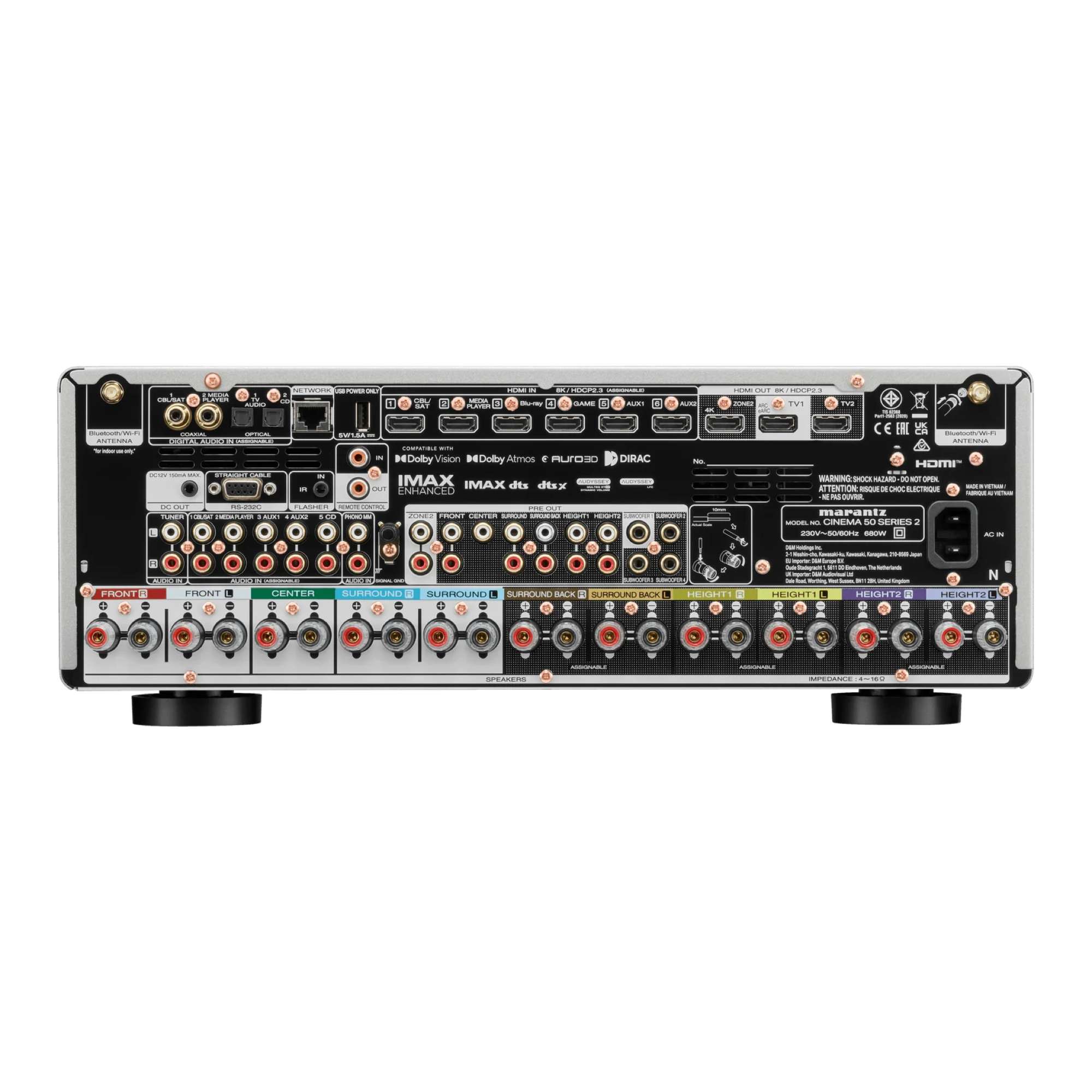 Marantz CINEMA 50 SERIES 2 9.4 kanalų namų kino AV stiprintuvas
