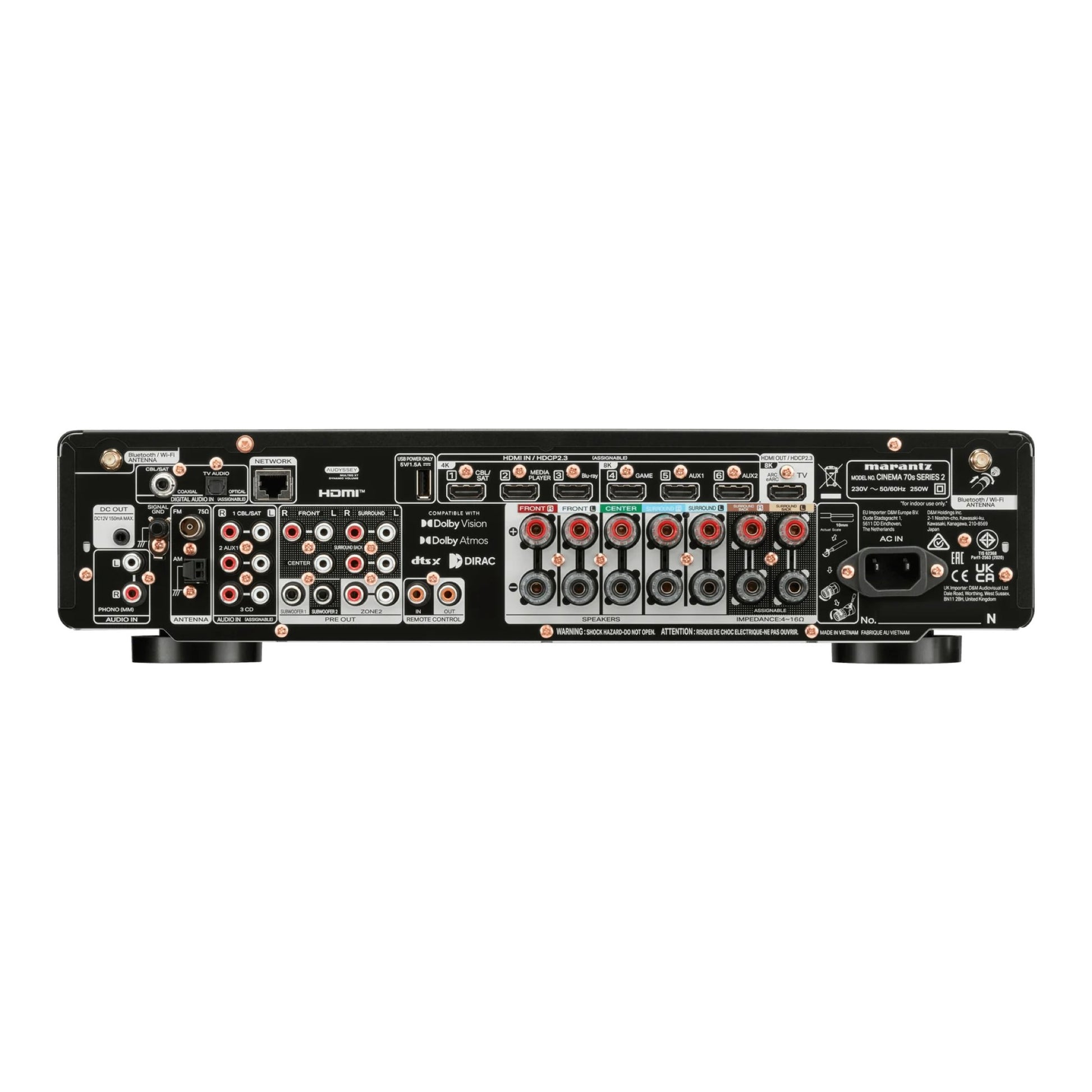 Marantz CINEMA 70s SERIES 2 7.2 kanalų namų kino AV stiprintuvas