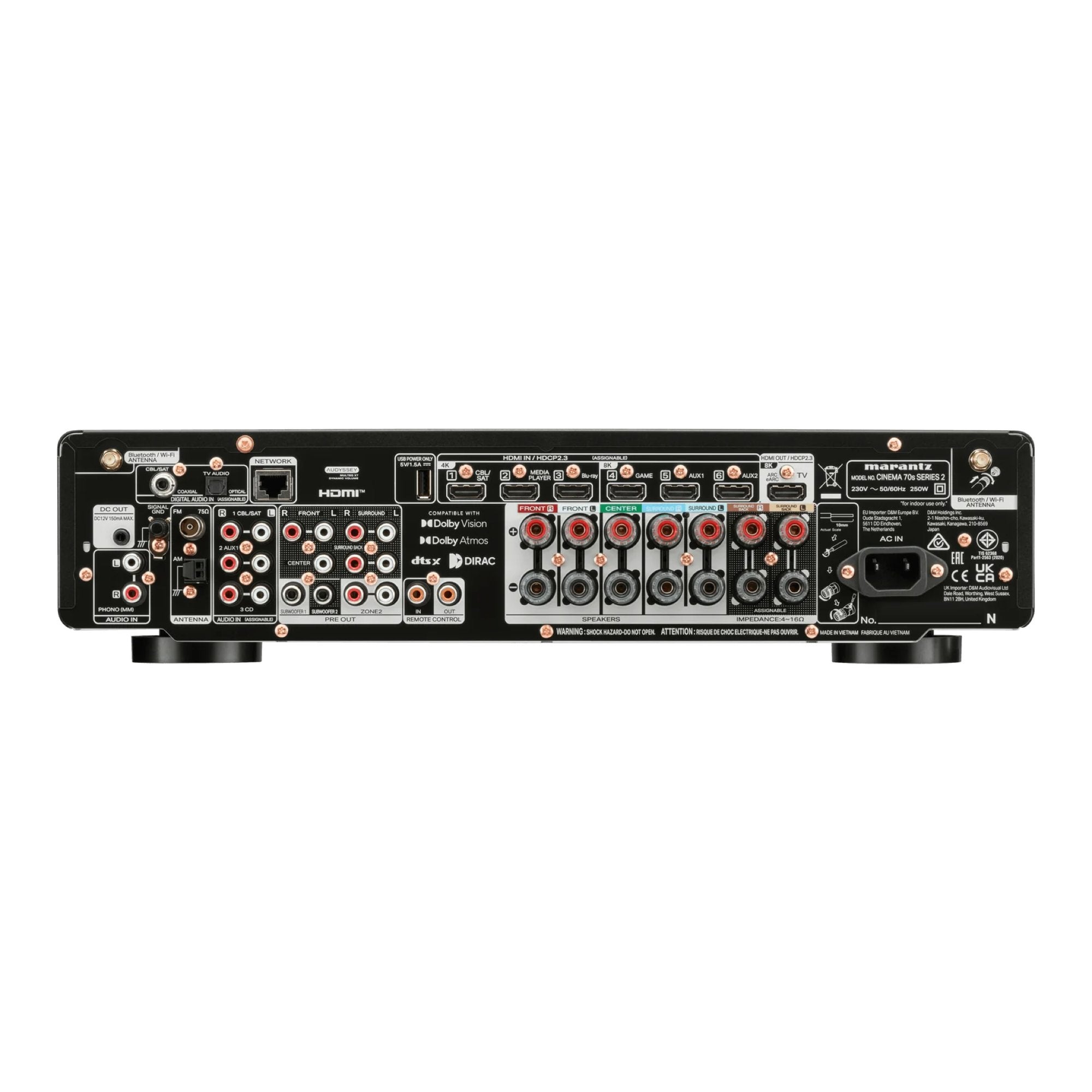 Marantz CINEMA 70s SERIES 2 7.2 kanalų namų kino AV stiprintuvas