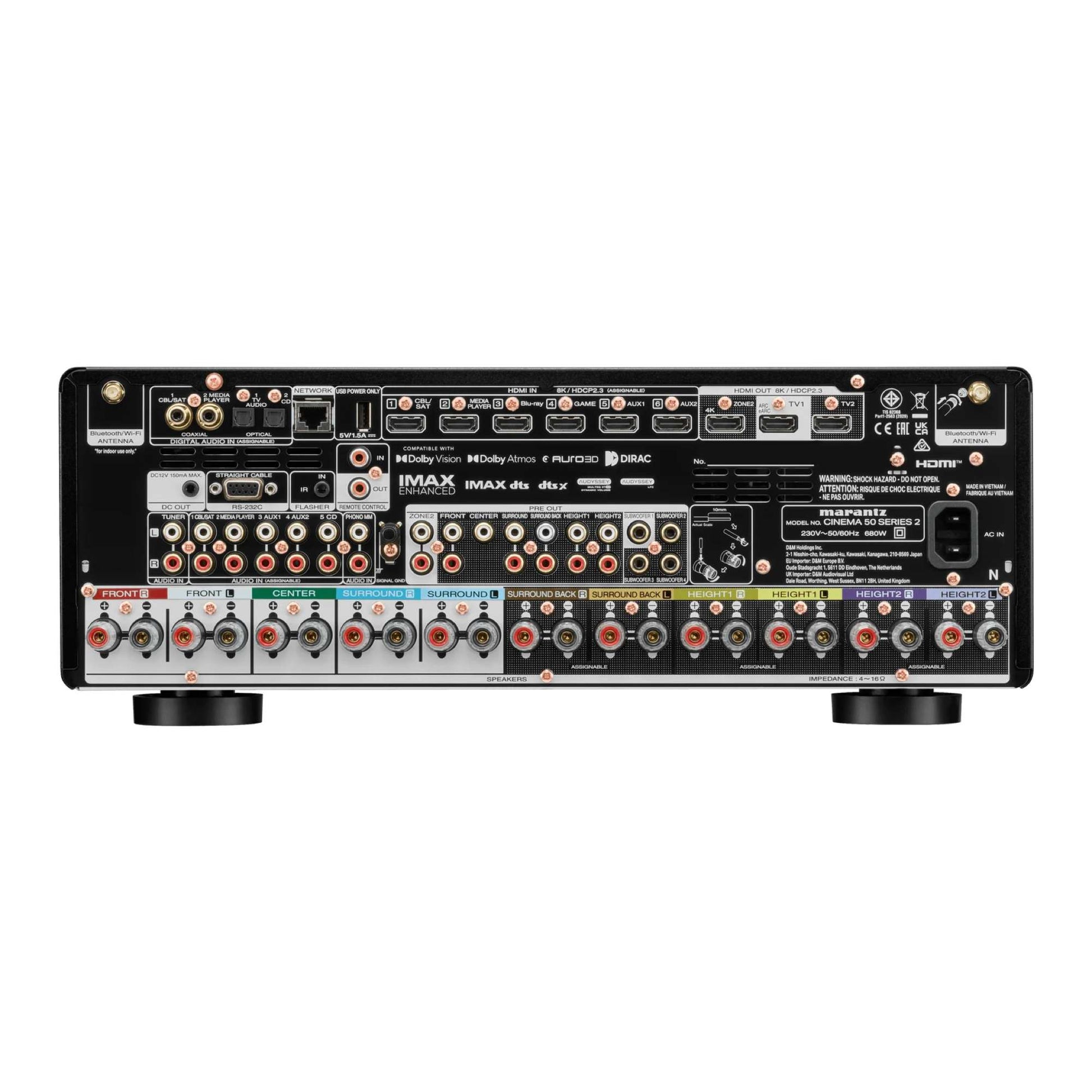 Marantz CINEMA 50 SERIES 2 9.4 kanalų namų kino AV stiprintuvas