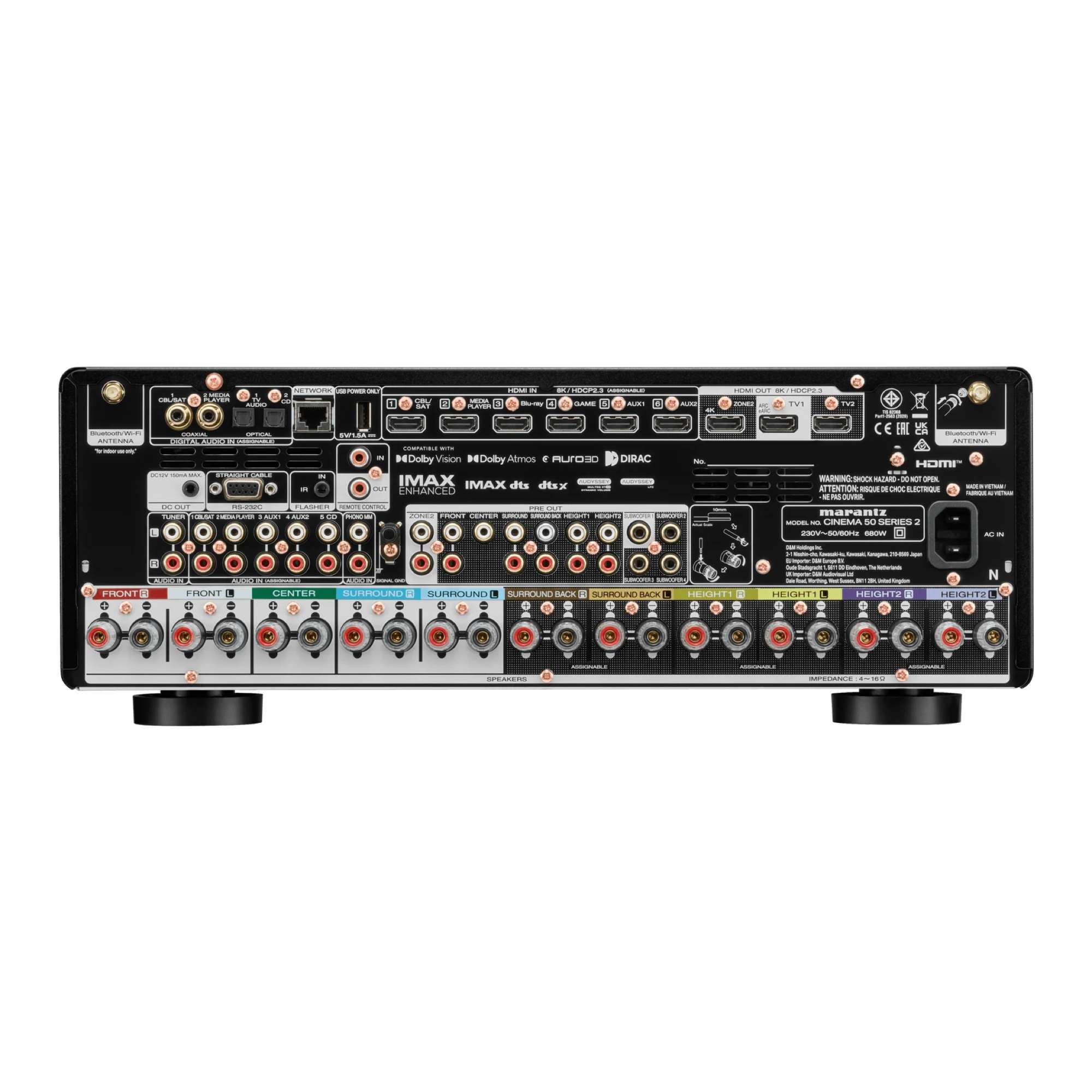 Marantz CINEMA 50 SERIES 2 9.4 kanalų namų kino AV stiprintuvas