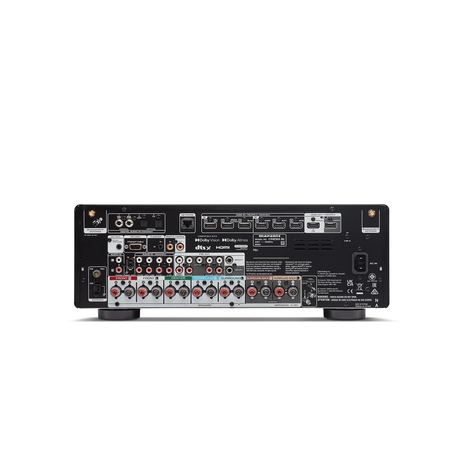 Marantz CINEMA 60 Silver Gold 7.2 kanalų namų kino AV stiprintuvas