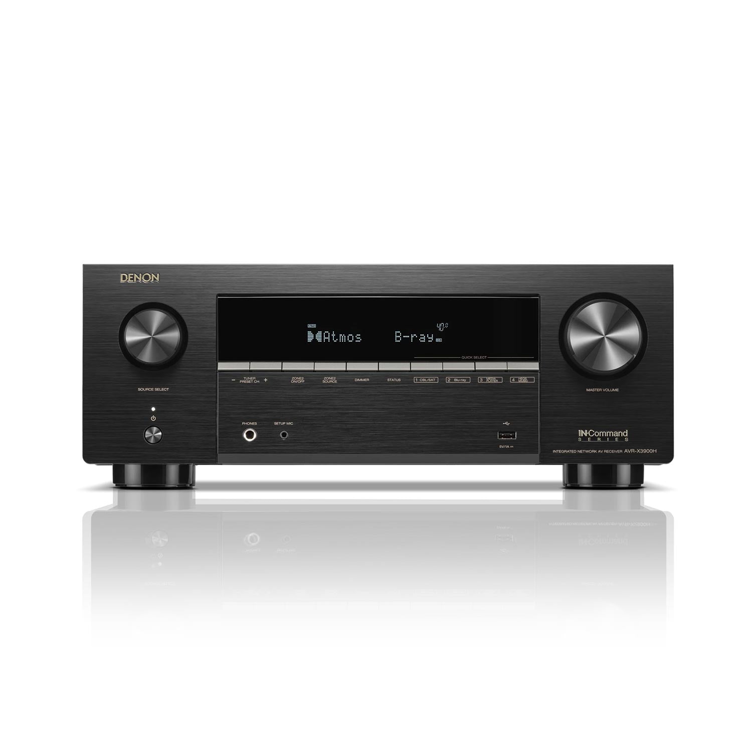 Denon AVR-X3900H 9.4 kanalų 8K namų kino AV imtuvas