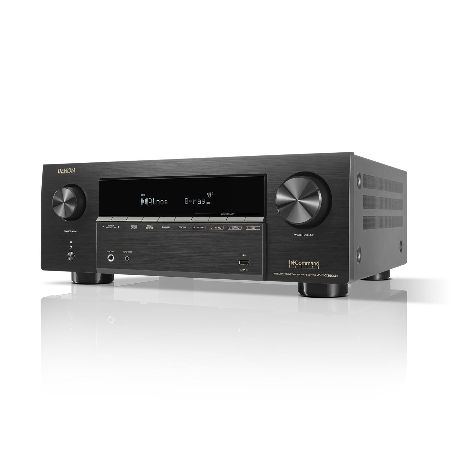 Denon AVR-X3900H 9.4 kanalų 8K namų kino AV imtuvas