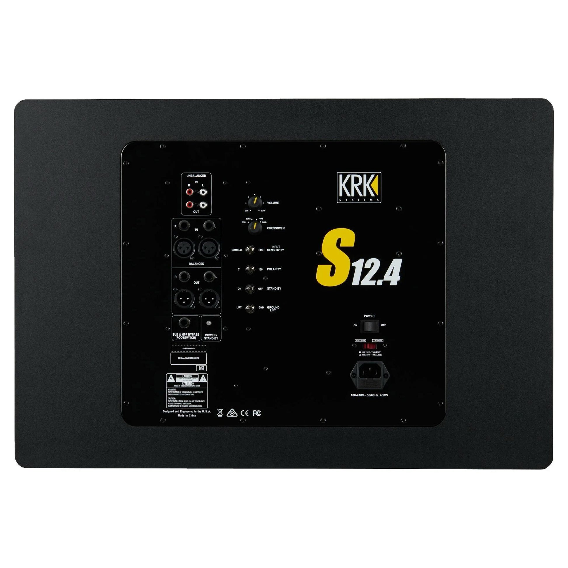 KRK S12.4 aktyvi studijinė žemų dažnių kolonėlė