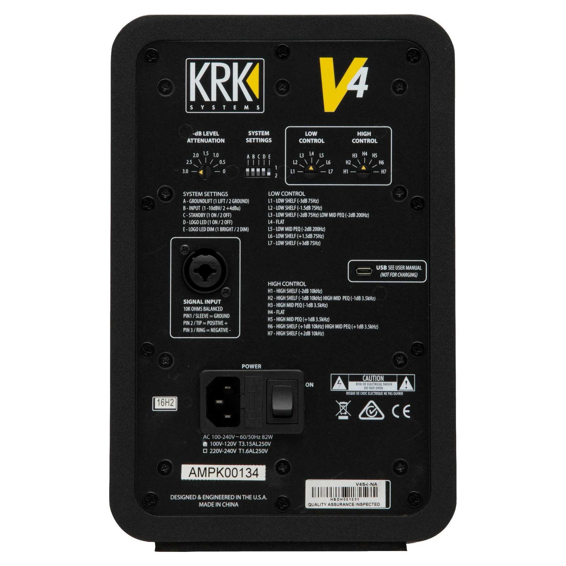KRK V4S4 aktyvus studijinis monitorius