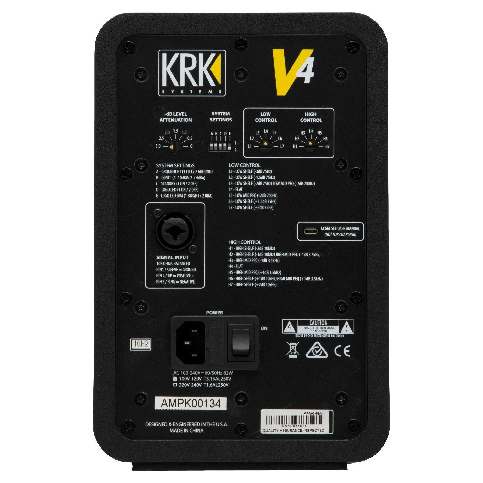 KRK V4S4 aktyvus studijinis monitorius