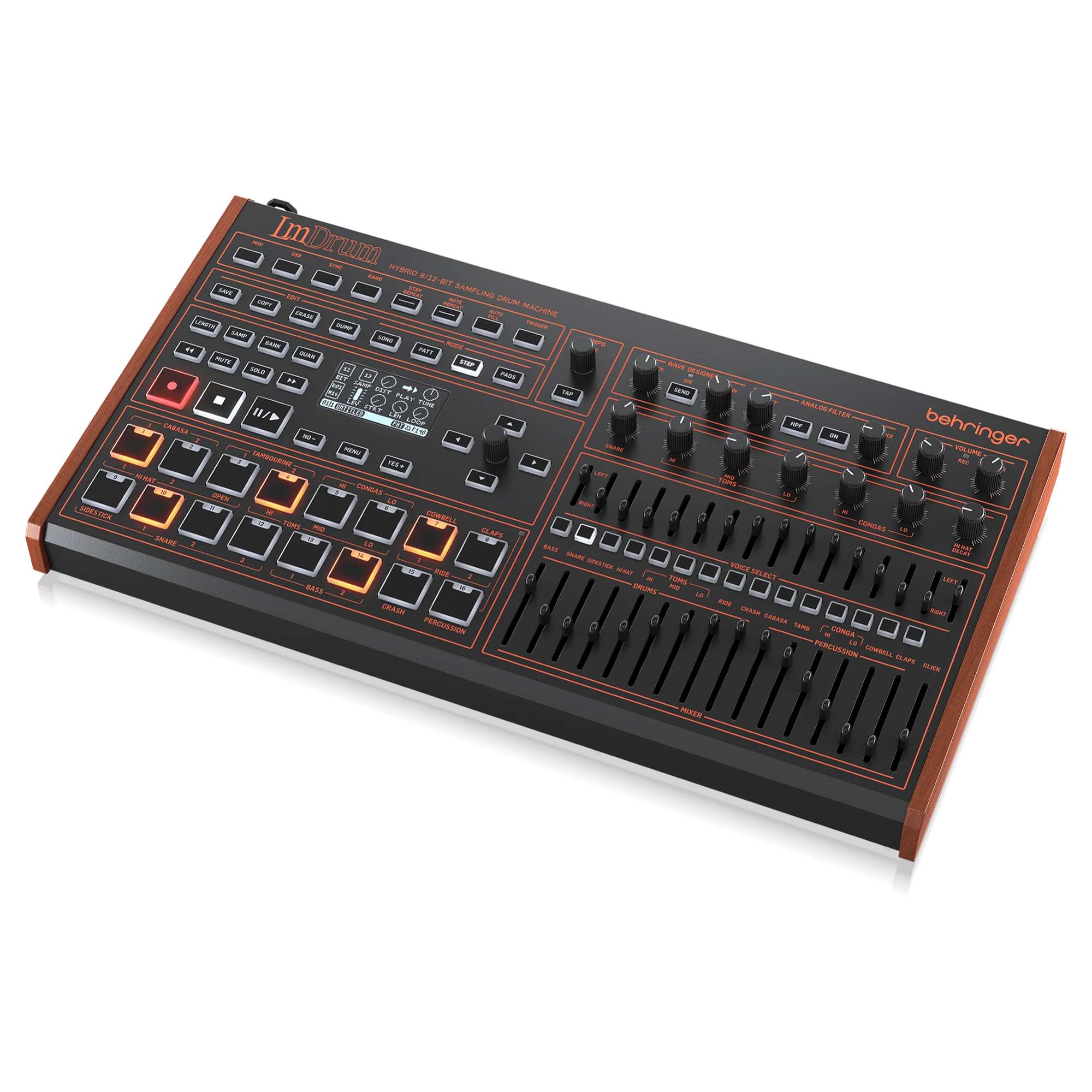 Behringer LM DRUM hibridinė ritmo mašina su sempleriu