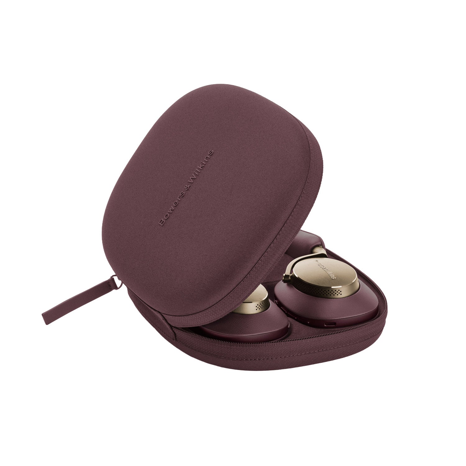 BOWERS & WILKINS PX8 belaidės ausinės (bordo spalva)