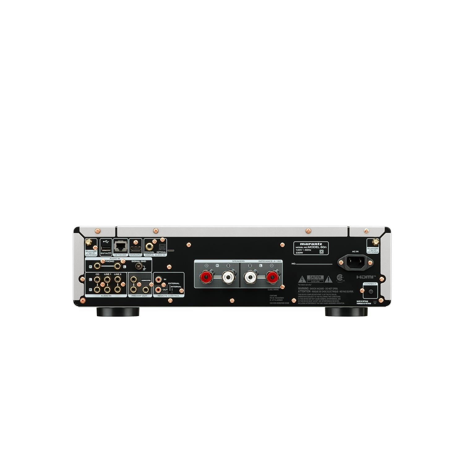 Marantz MODEL 60n Silver Gold stereo stiprintuvas su tinklo grotuvu