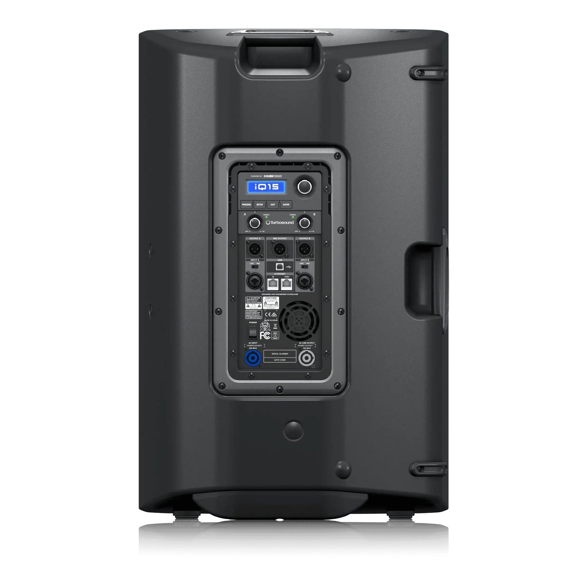 Turbosound iQ15 aktyvi 15 colių dviejų juostų garso kolonėlė