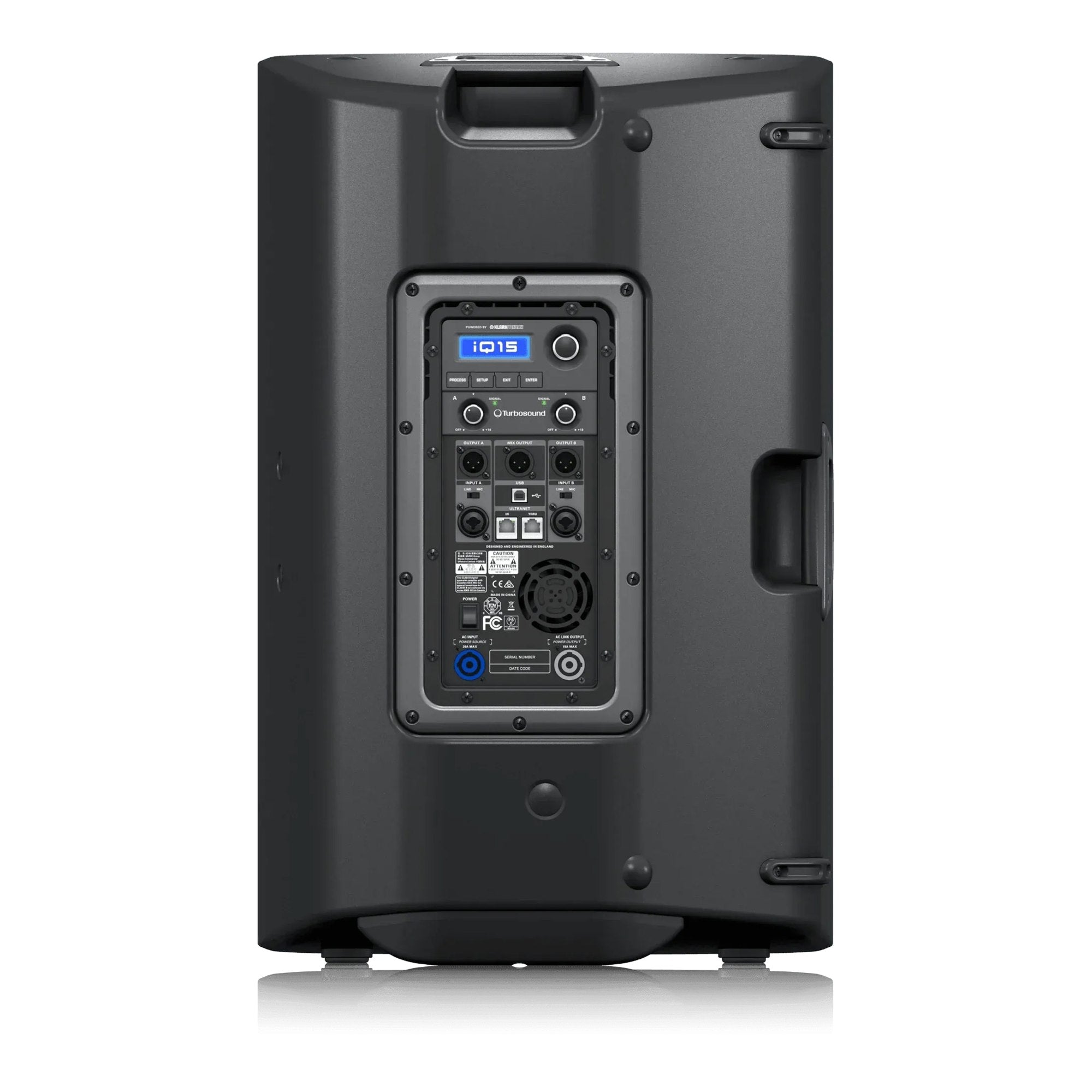 Turbosound iQ15 aktyvi 15 colių dviejų juostų garso kolonėlė