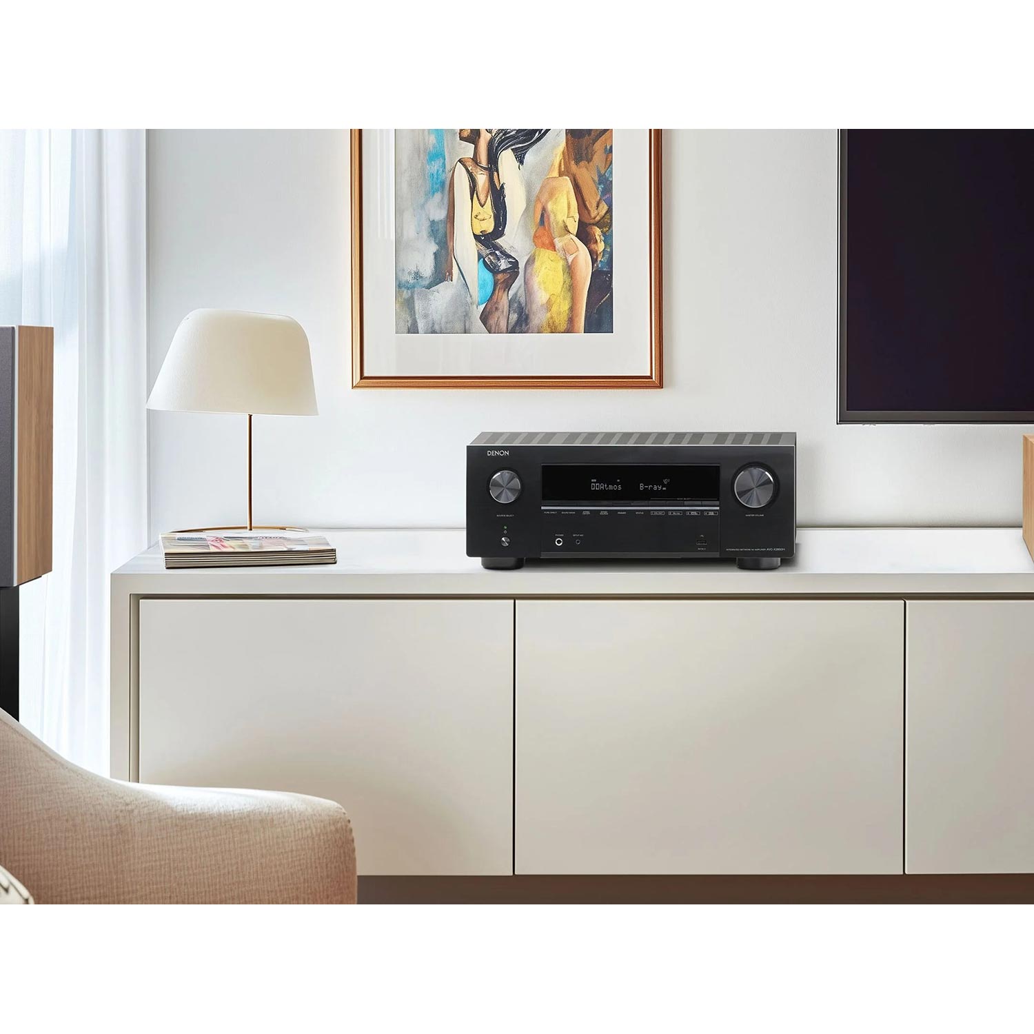 Denon AVC-X2850H 7.2 kanalų 8K namų kino AV stiprintuvas