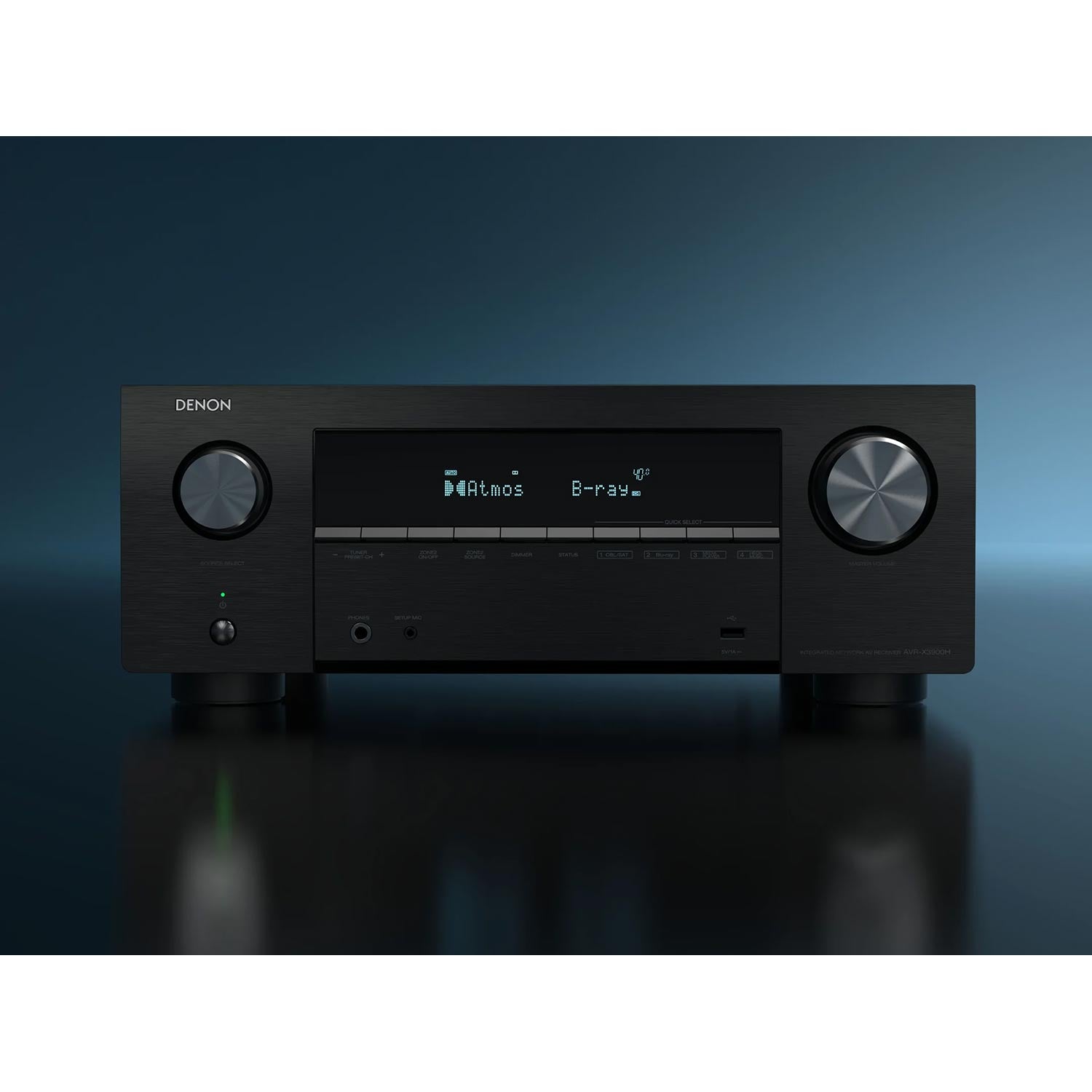 Denon AVR-X3900H 9.4 kanalų 8K namų kino AV imtuvas