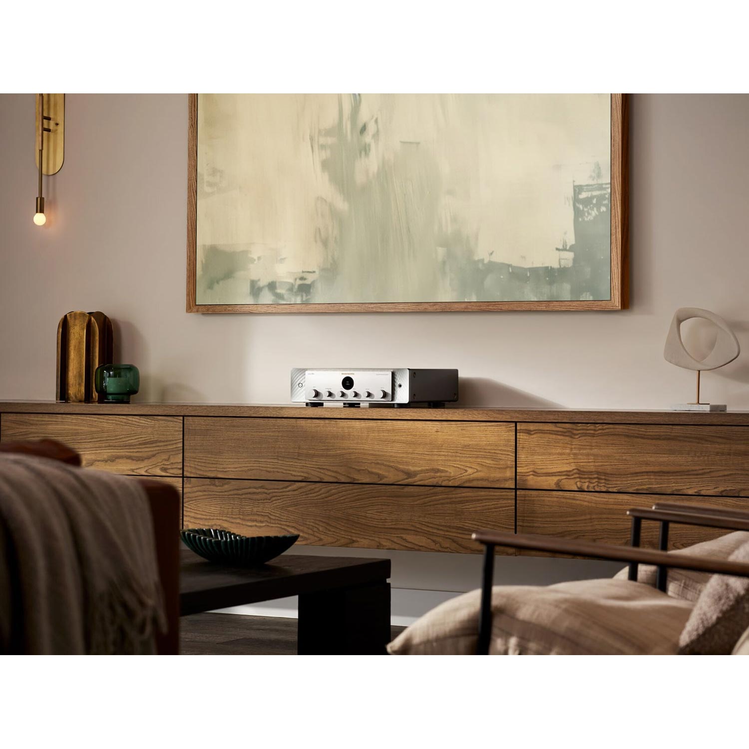 Marantz MODEL 60n Silver Gold stereo stiprintuvas su tinklo grotuvu