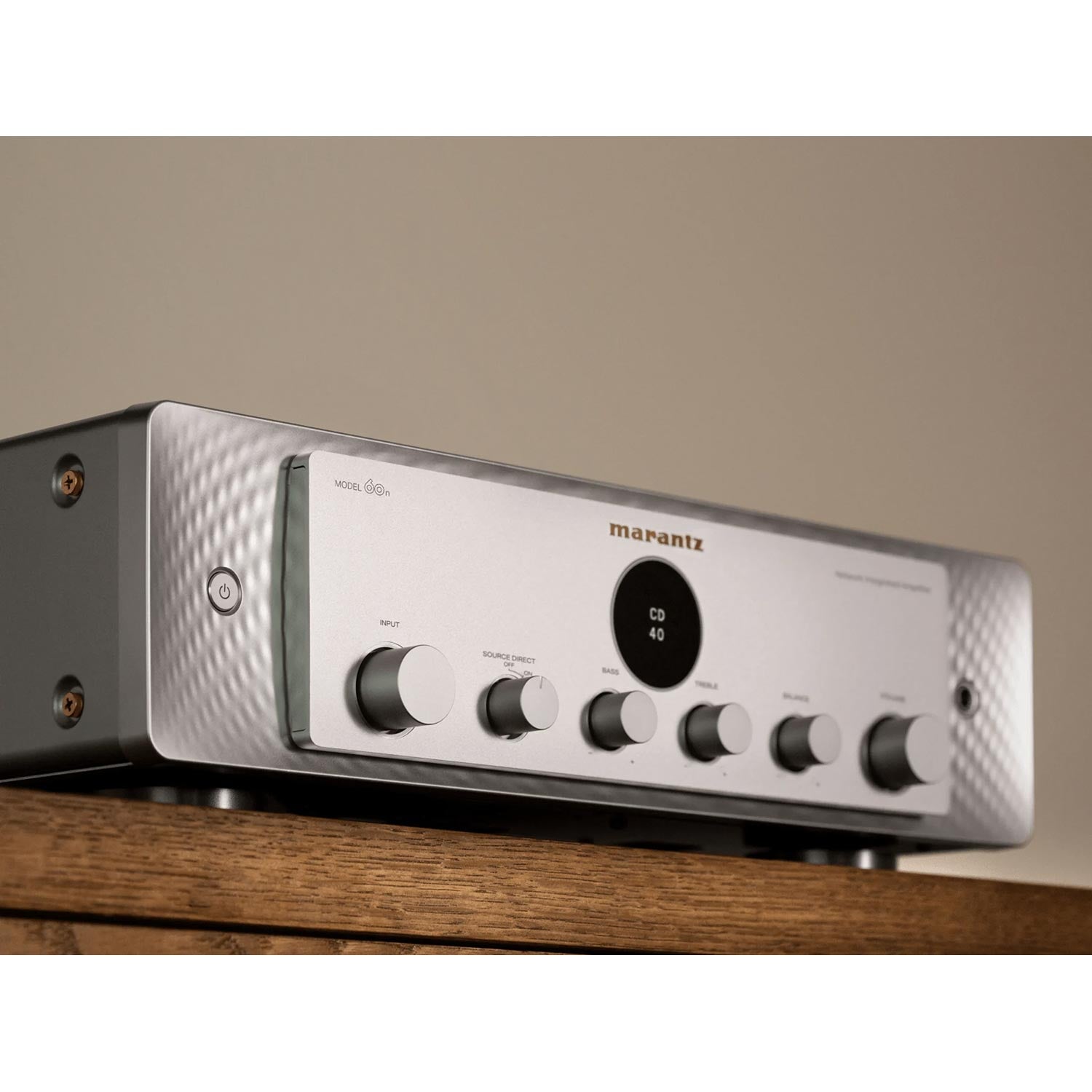 Marantz MODEL 60n Silver Gold stereo stiprintuvas su tinklo grotuvu