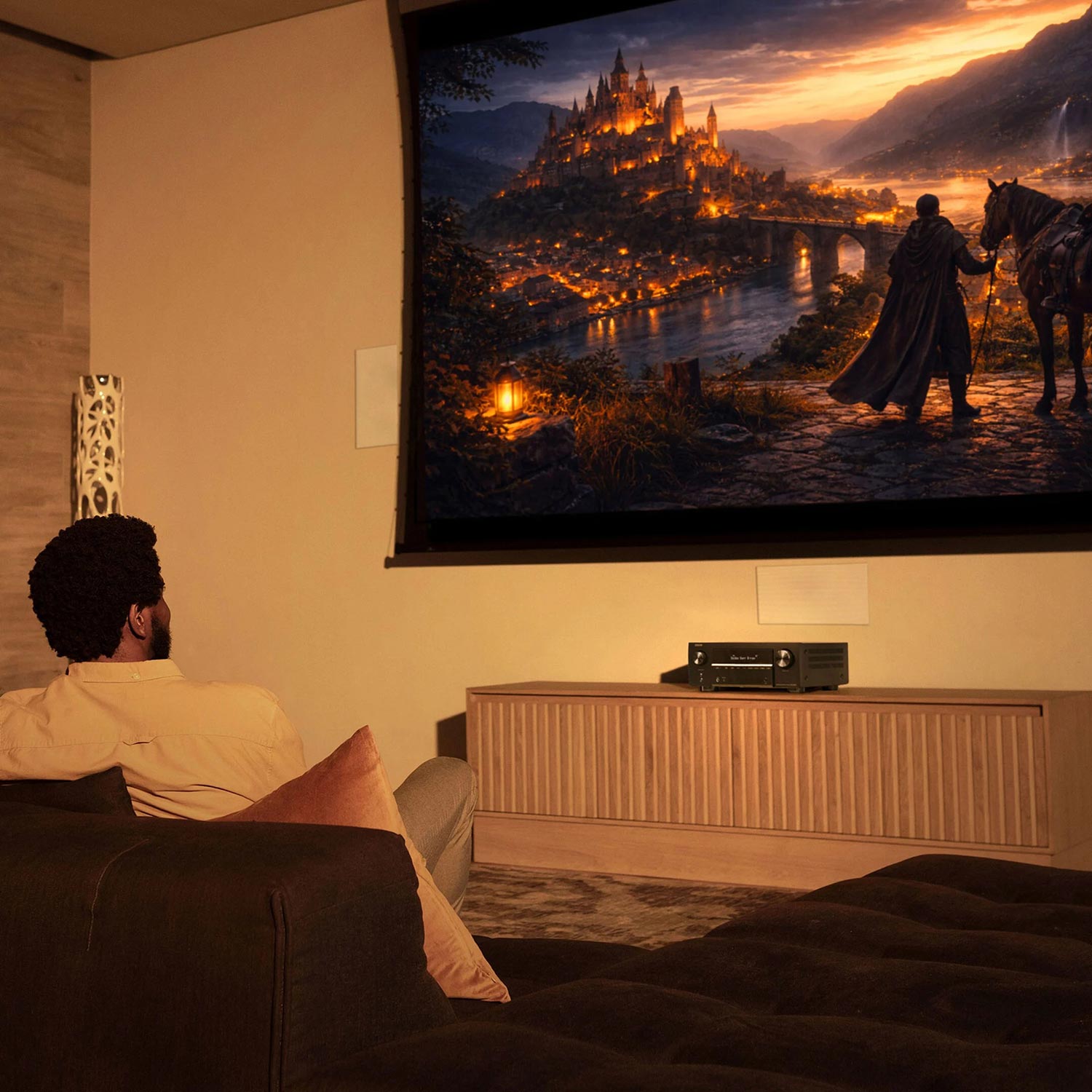 Denon AVR-X3900H 9.4 kanalų 8K namų kino AV imtuvas