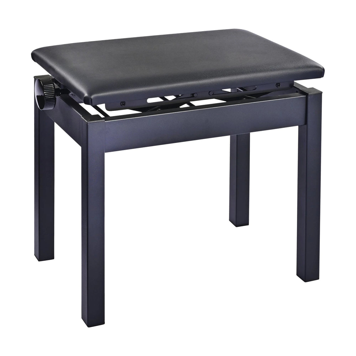 K&M 13992 pianino suoliukas su dirbtinės odos sėdyne, bendras vaizdas
