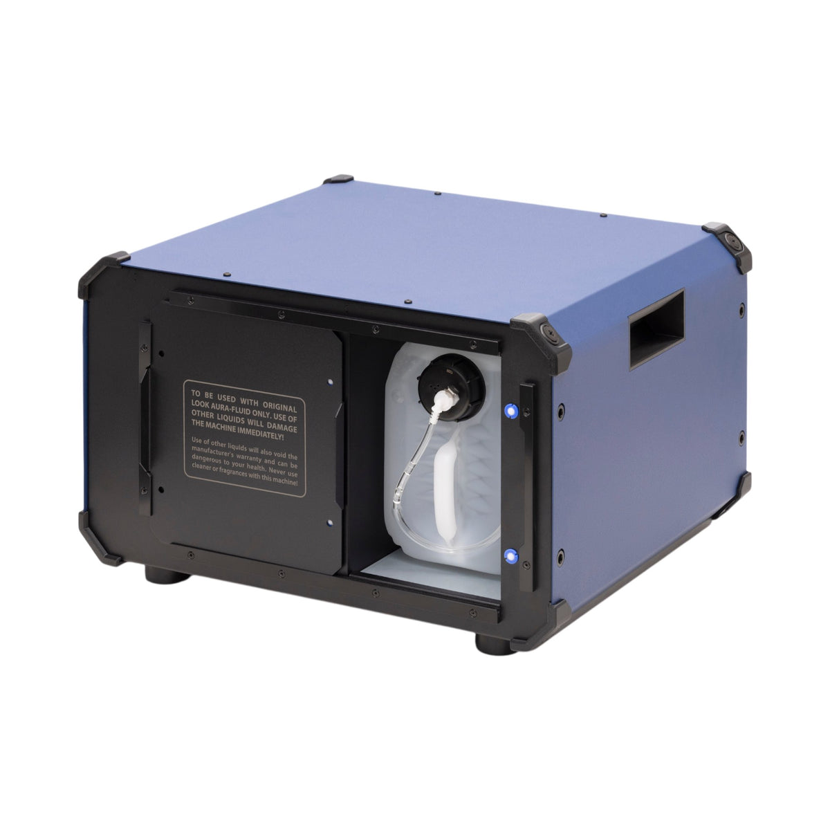 LOOK Solutions AURA ONE hazer with the rear fluid compartment open
