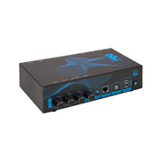 M-Live B.Beat X 128 GB Wi-Fi Audio and Video Player, angled view and control panel