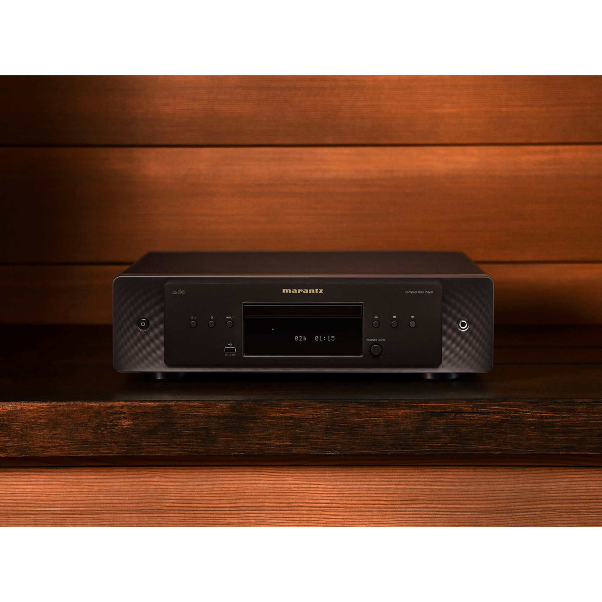 Marantz CD 60 Black CD grotuvas ant medinės lentynos
