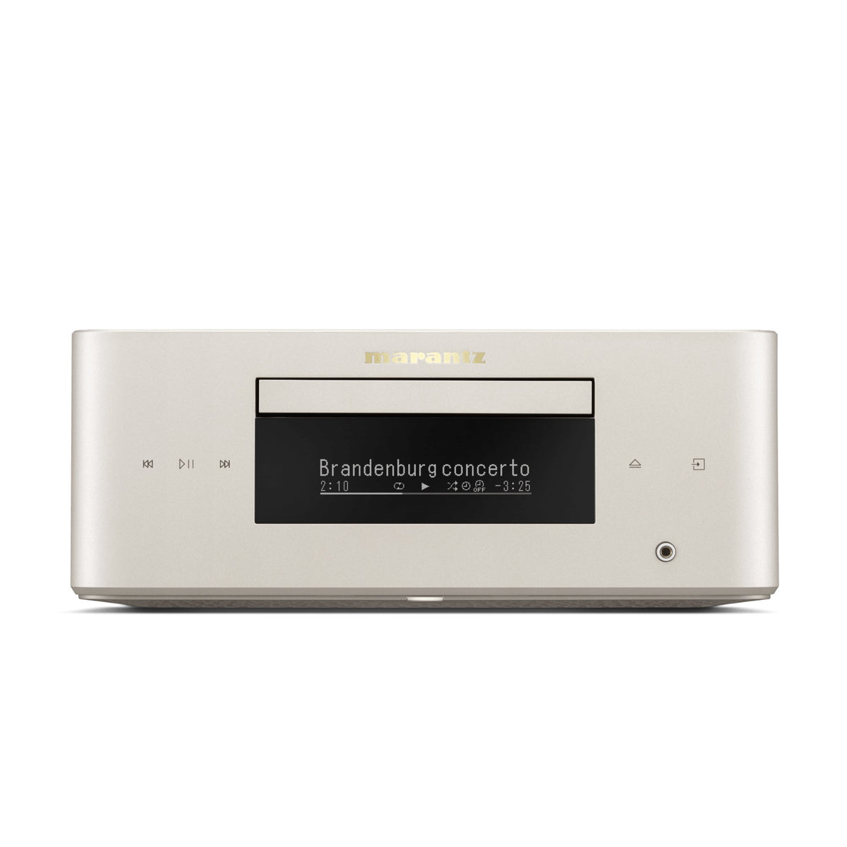 Marantz MCR 60n DAB Champagne Gold spalvos Hi-Fi sistema, iš priekio