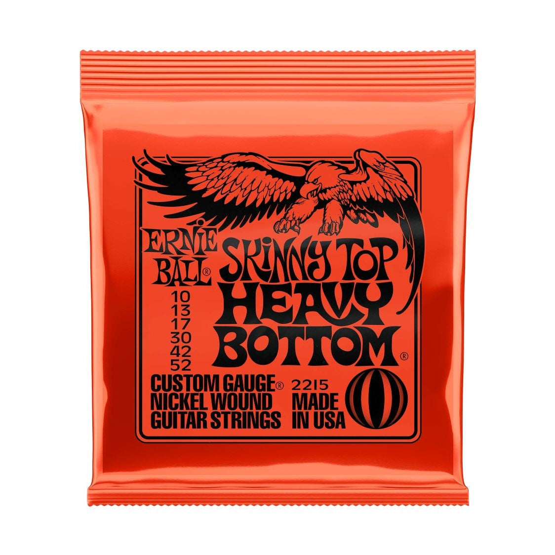 ERNIE BALL 2215 SKINNY TOP HEAVY BOTTOM SLINKY NICKEL WOUND ELECTRIC 10-52 Stygos