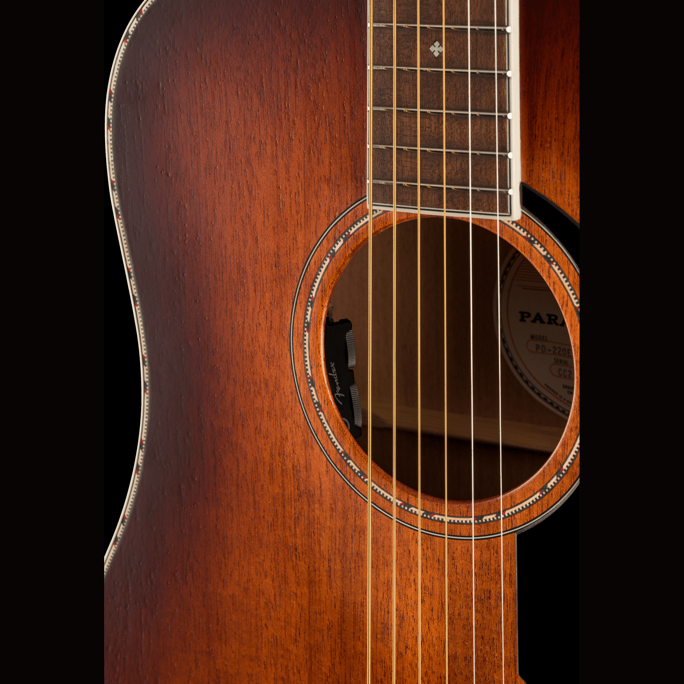 FENDER PD-220E DREADNOUGHT ACB MHA Elektrinė akustinė gitara