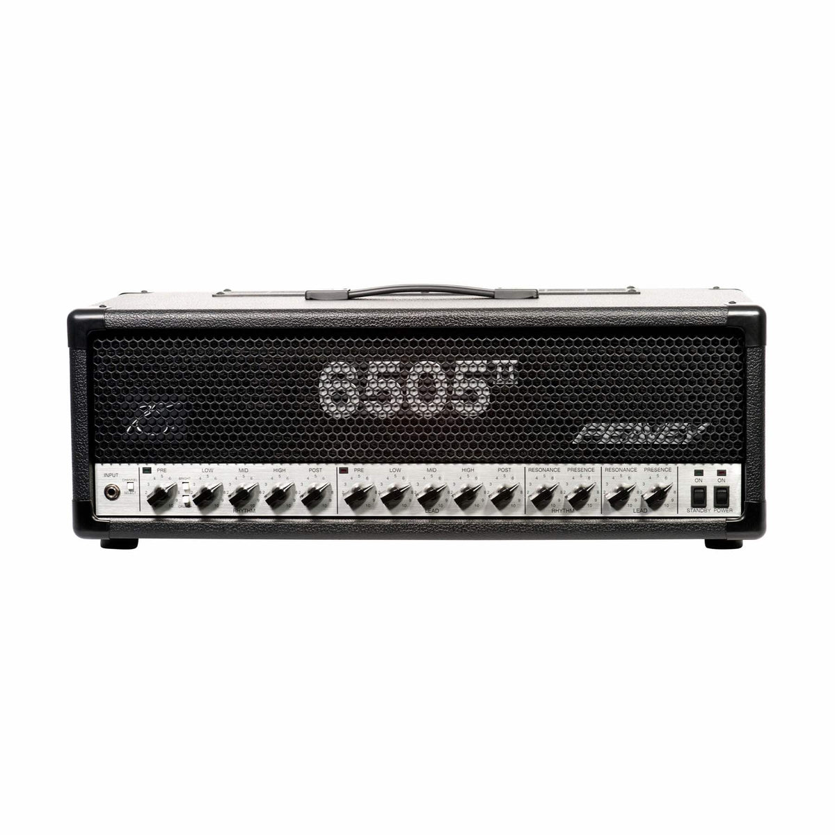 Peavey 6505 II gitaros stiprintuvas, priekinė dalis