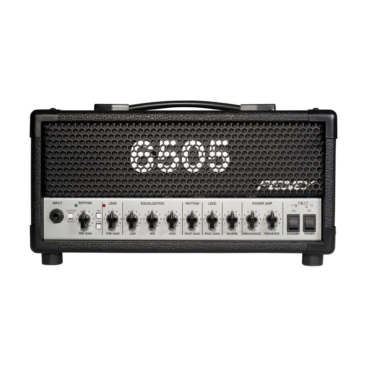 Peavey 6505 MH gitaros stiprintuvas, priekis ir valdymo skydelis