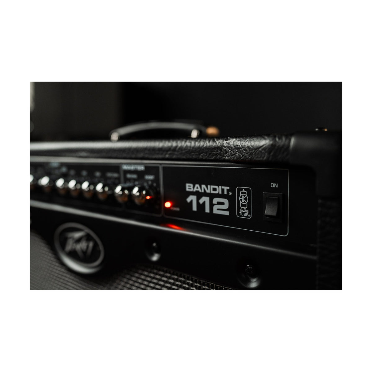 Peavey Bandit 112 gitaros stiprintuvas, valdymo skydelio detalė