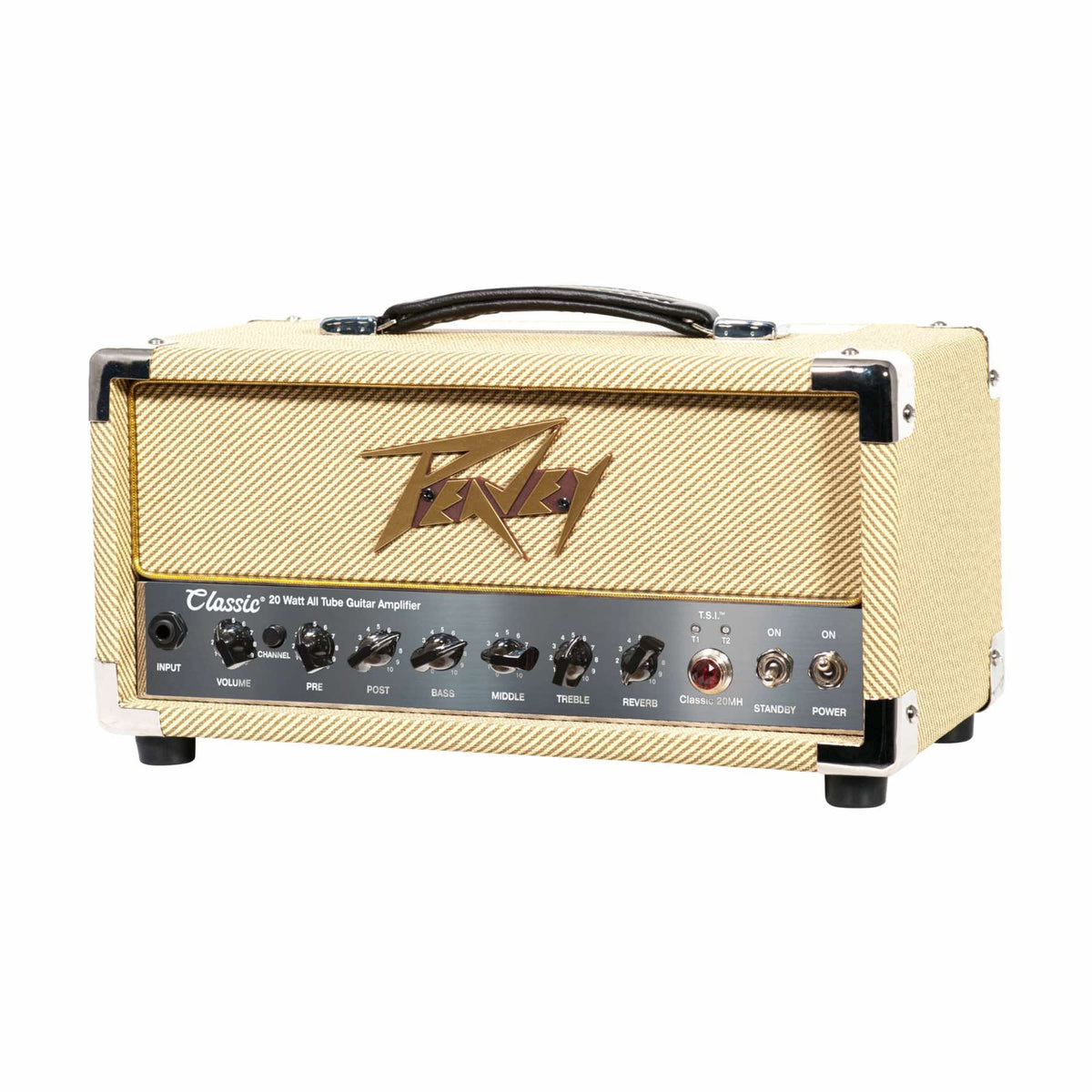 Peavey Classic 20 MH gitaros stiprintuvas, korpuso vaizdas iš vienos pusės