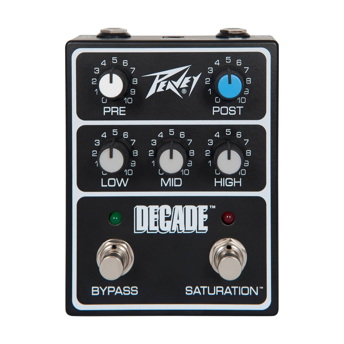 Peavey Decade gitaros efektų pedalas, priekinė dalis