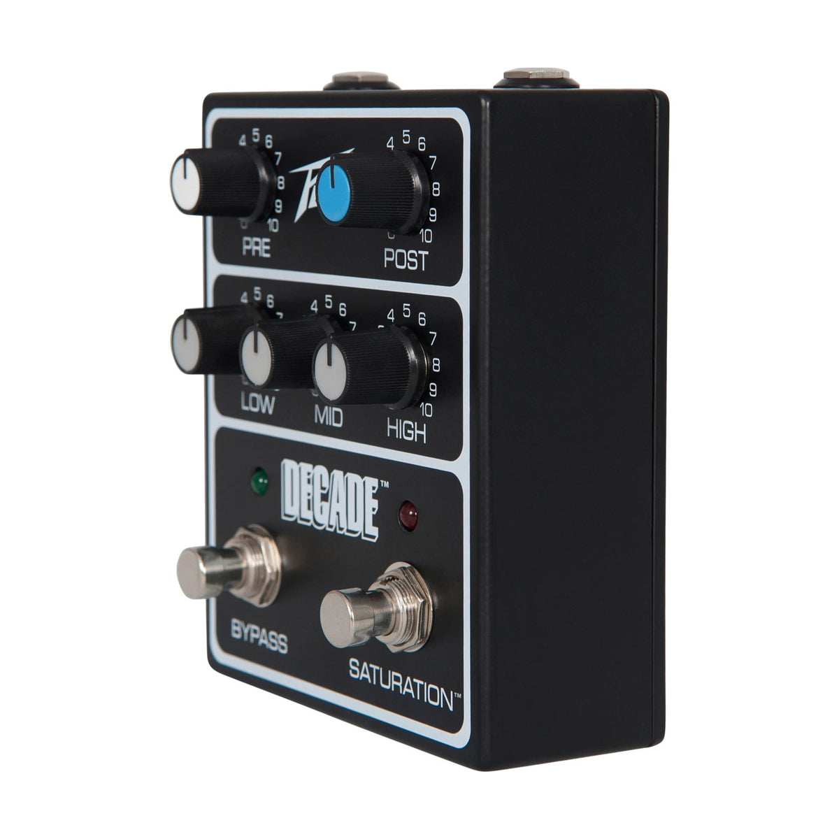 Peavey Decade gitaros efektų pedalas, korpuso vaizdas iš vienos pusės
