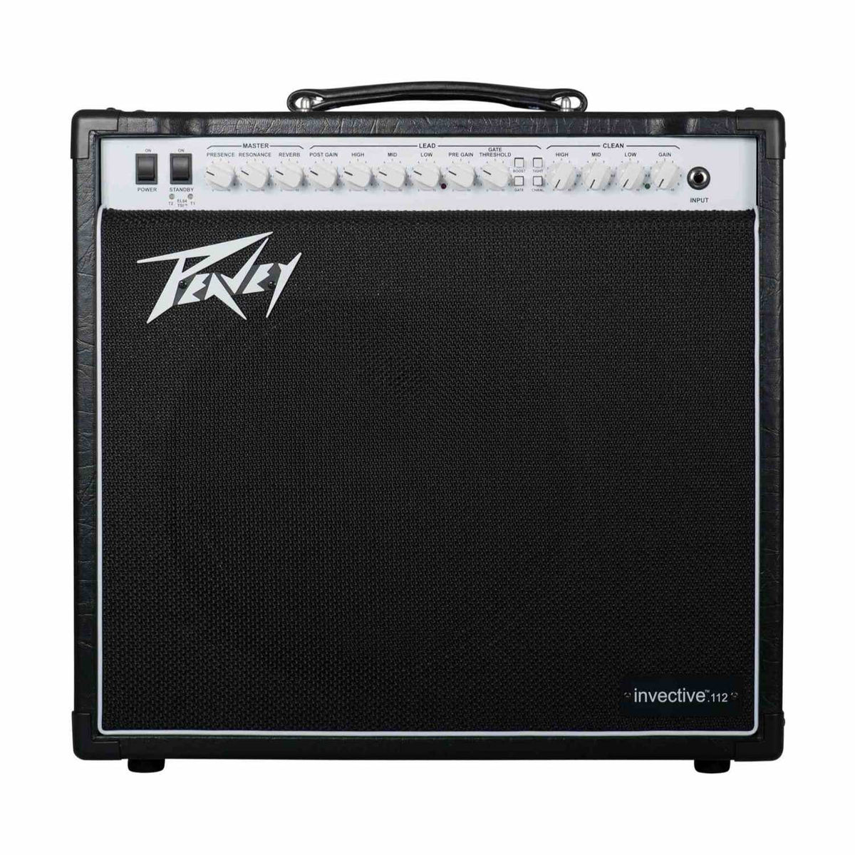 Peavey invective.112 gitaros stiprintuvas, priekinė dalis