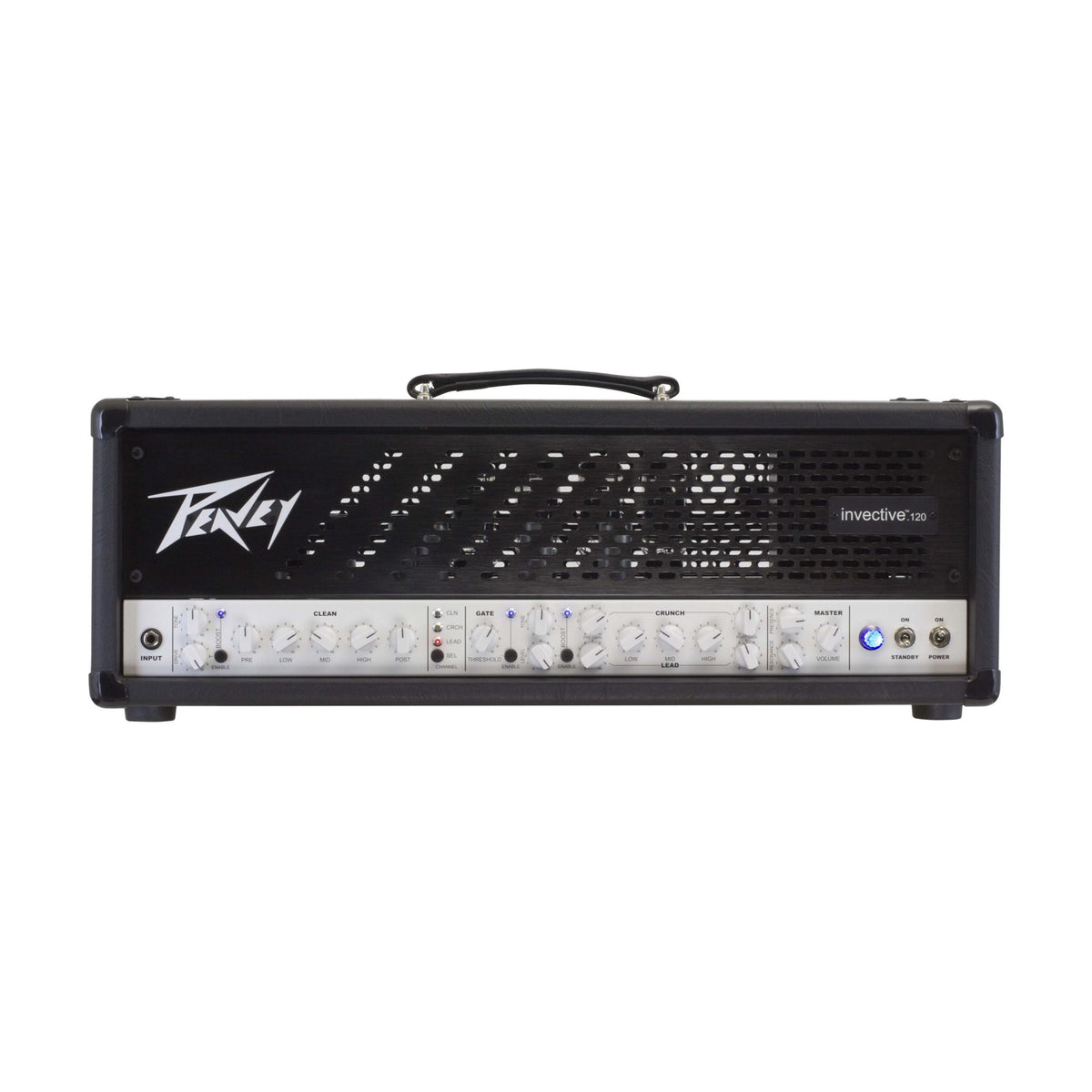 Peavey invective.120 gitaros stiprintuvas, priekinė dalis