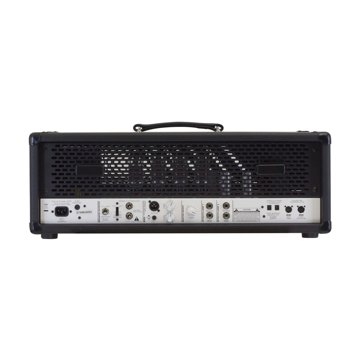 Peavey invective.120 gitaros stiprintuvas, galinė dalis ir jungtys