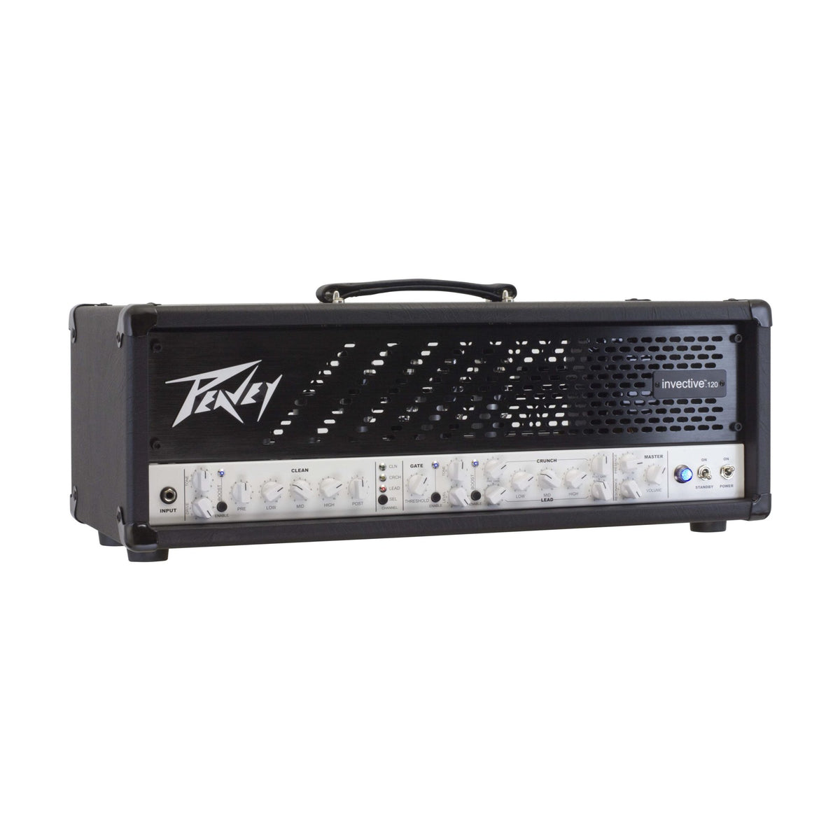 Peavey invective.120 gitaros stiprintuvas, korpuso vaizdas iš kitos pusės