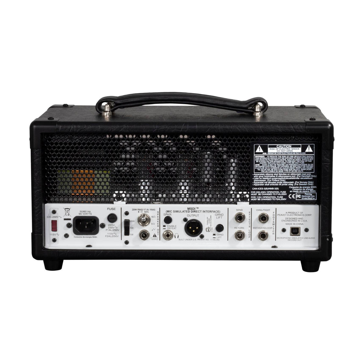 Peavey invective.MH gitaros stiprintuvas, galinė dalis ir jungtys